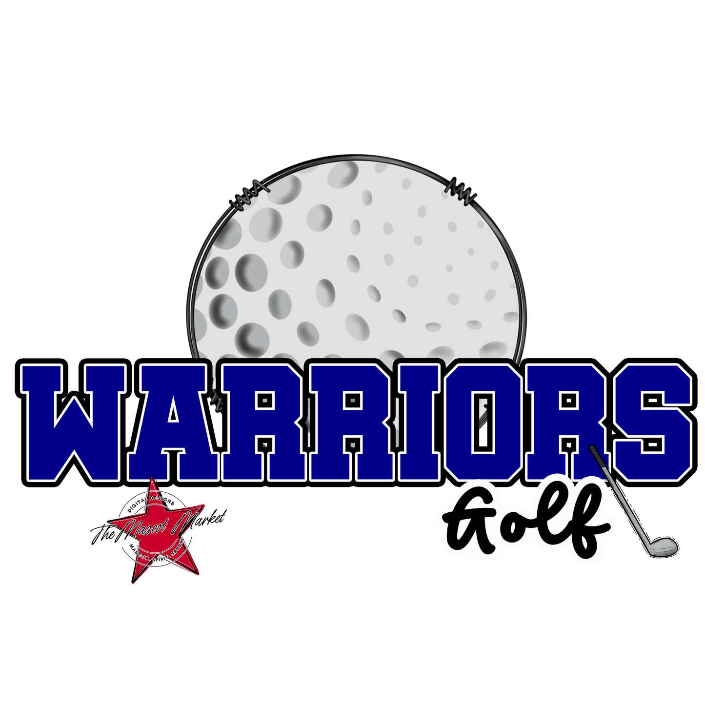 Warriors Varsity Golf-Blue
