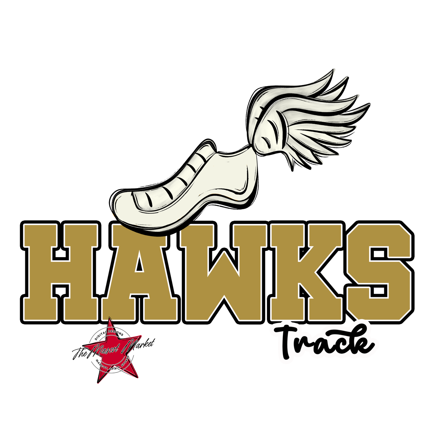 Hawks Varsity Track-Gold