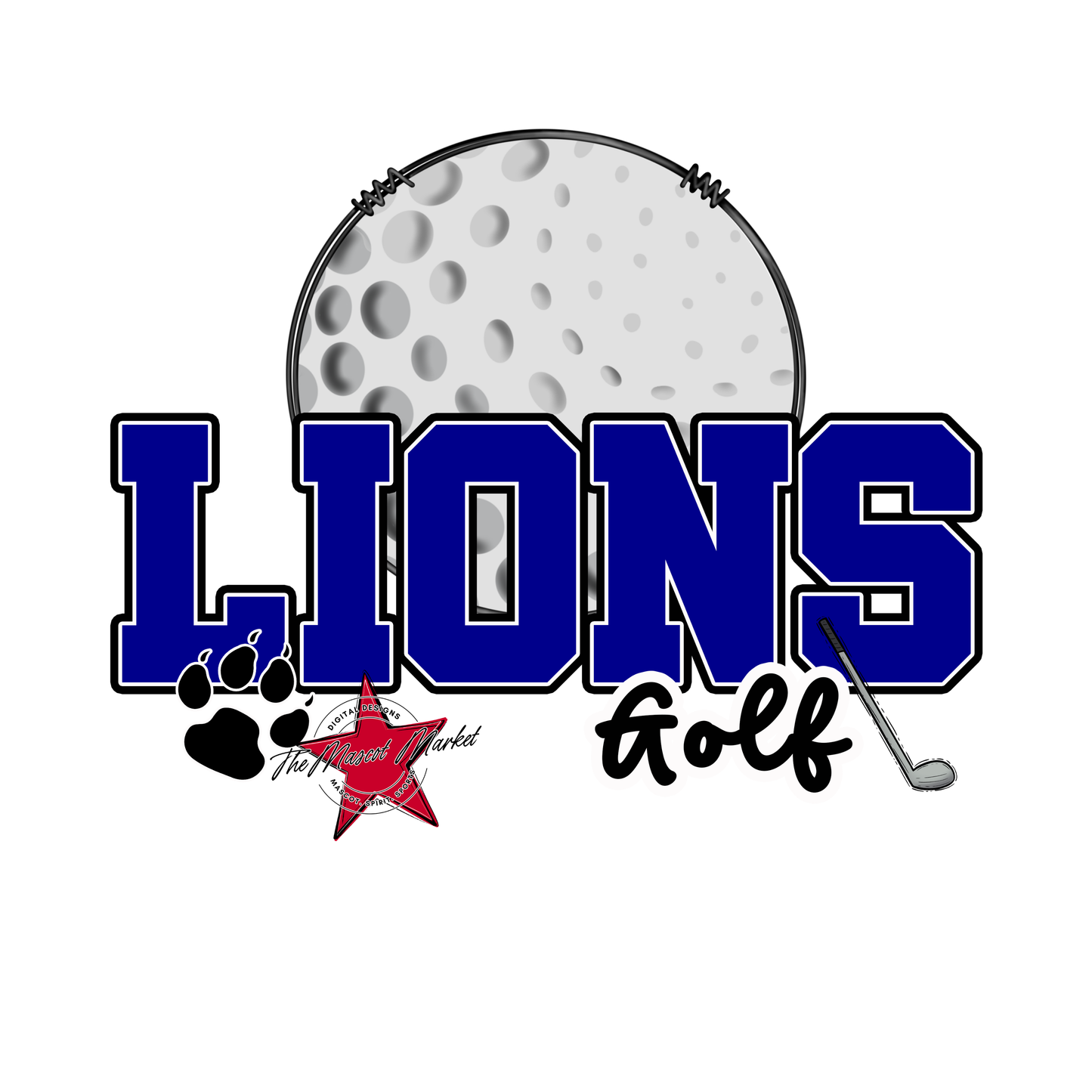 Lions Varsity Golf-Blue