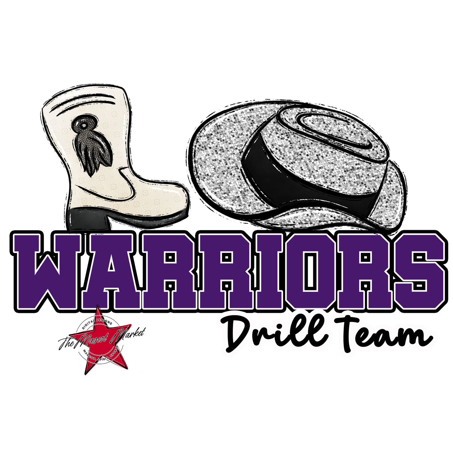Warriors Varsity Drillteam-Purple