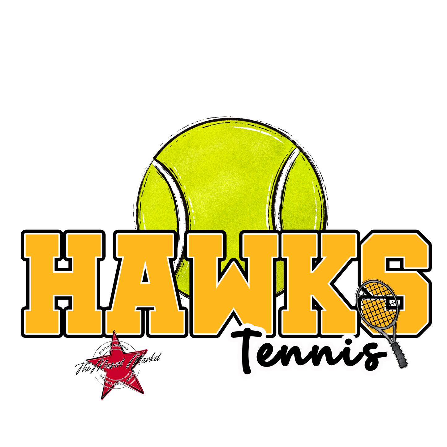 Hawks Varsity Tennis-Yellow
