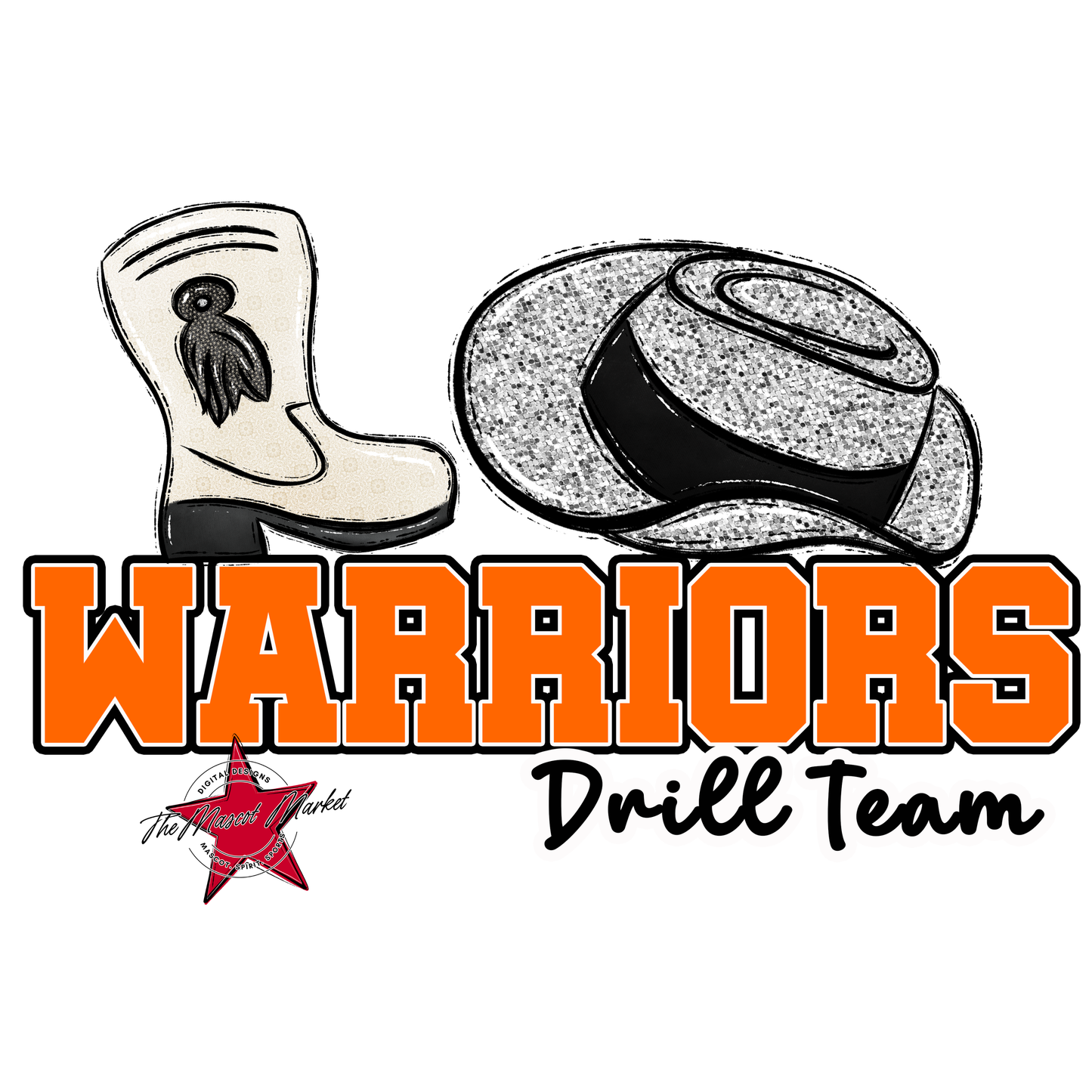 Warriors Varsity Drillteam-Orange
