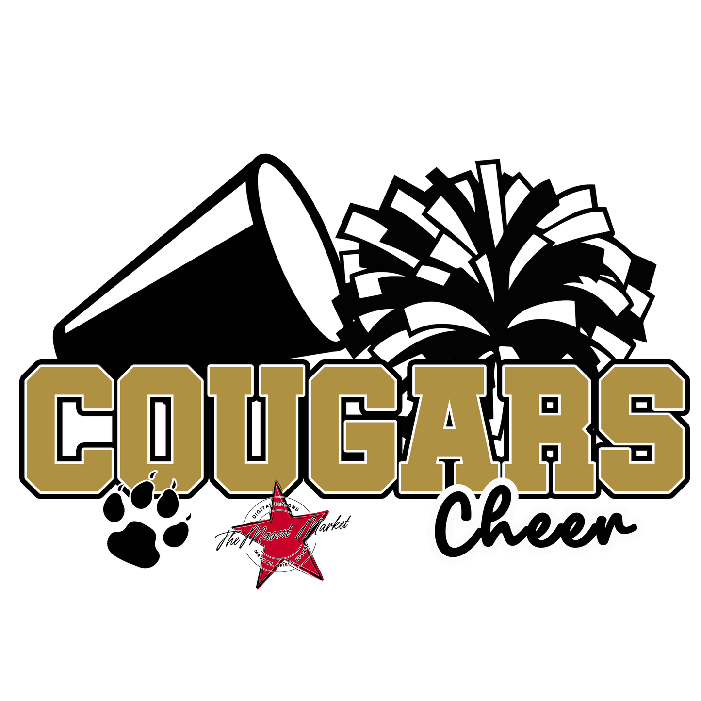 Cougars Varsity Cheer-Gold