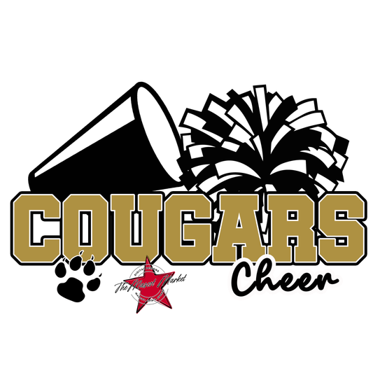 Cougars Varsity Cheer-Gold