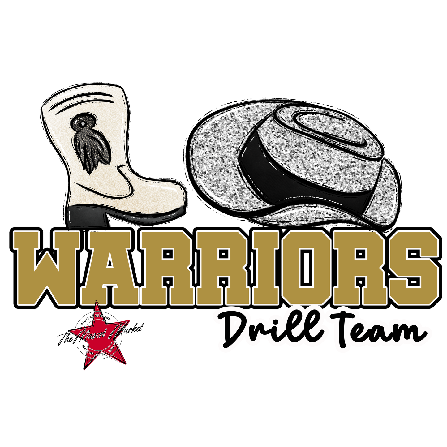 Warriors Varsity Drillteam-Gold