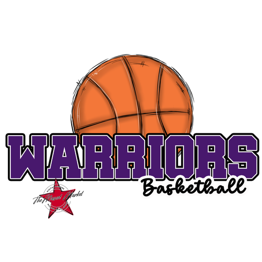 Warriors Varsity Basketball-Purple
