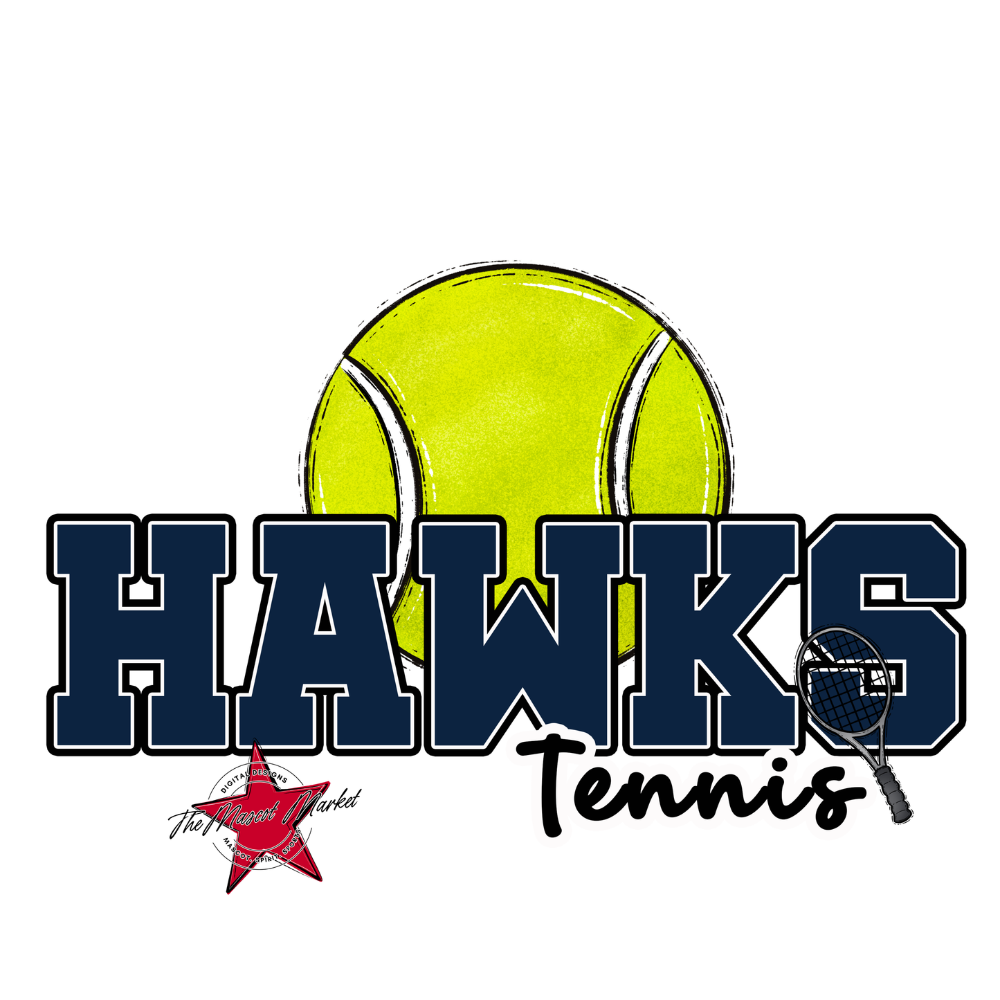 Hawks Varsity Tennis-Navy