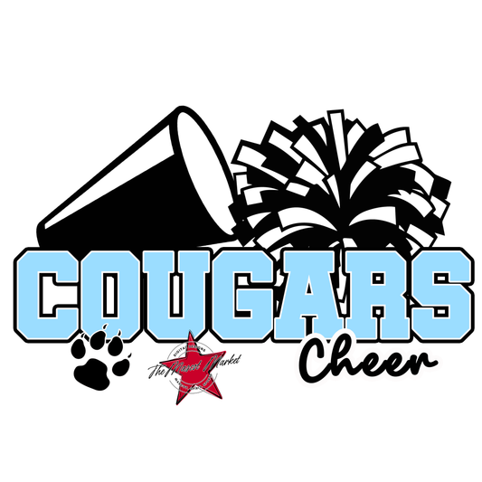 Cougars Varsity Cheer-Columbia Blue