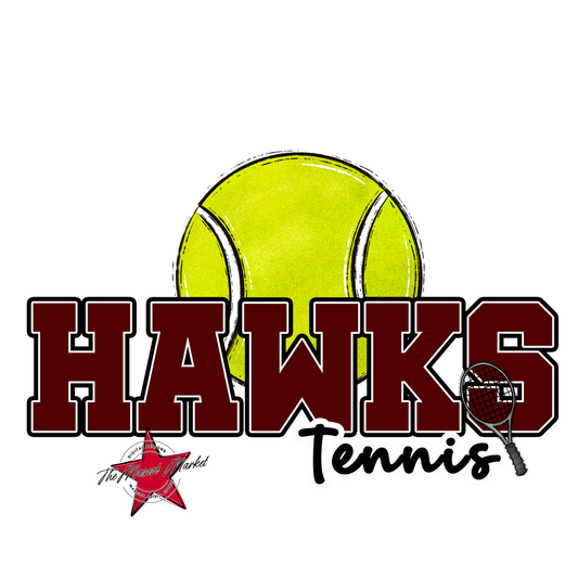 Hawks Varsity Tennis-Maroon