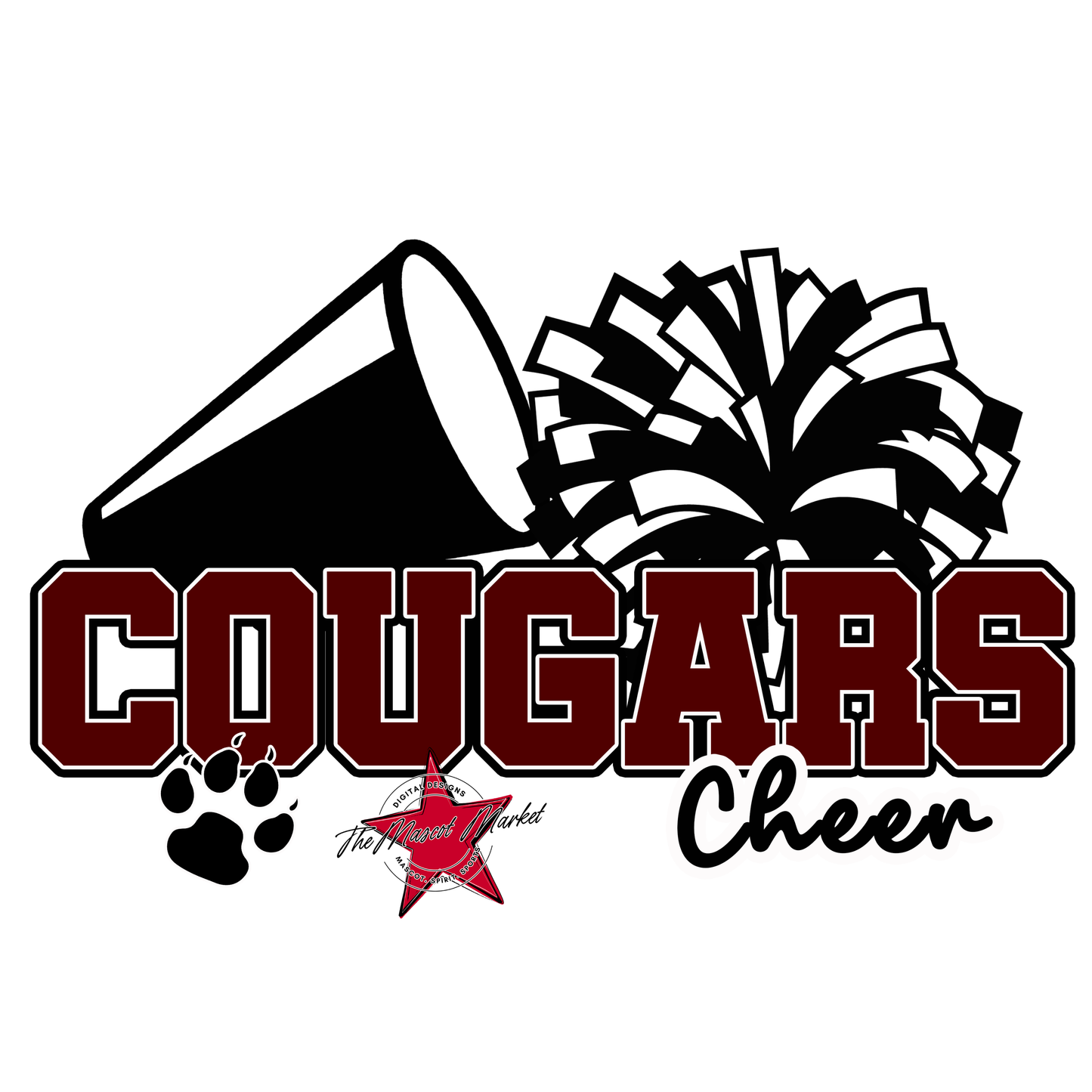 Cougars Varsity Cheer-Maroon