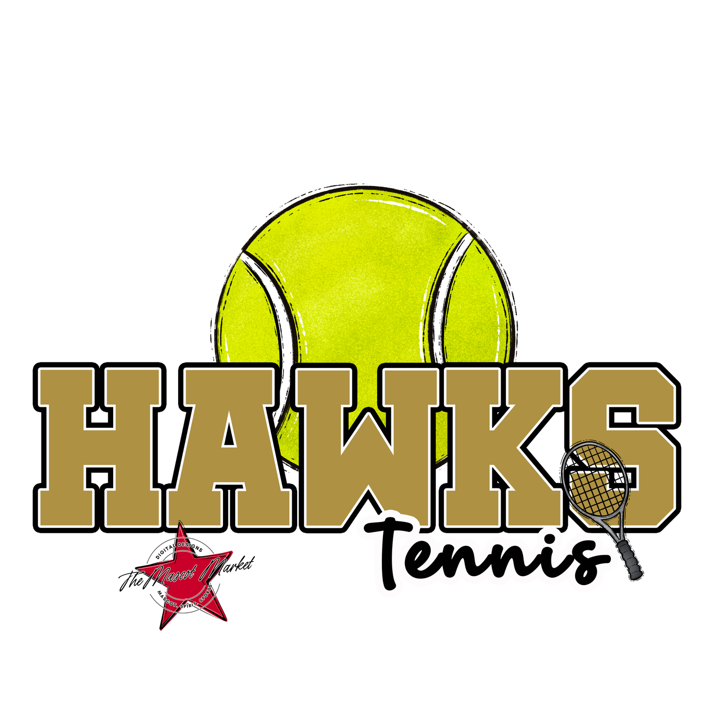 Hawks Varsity Tennis-Gold