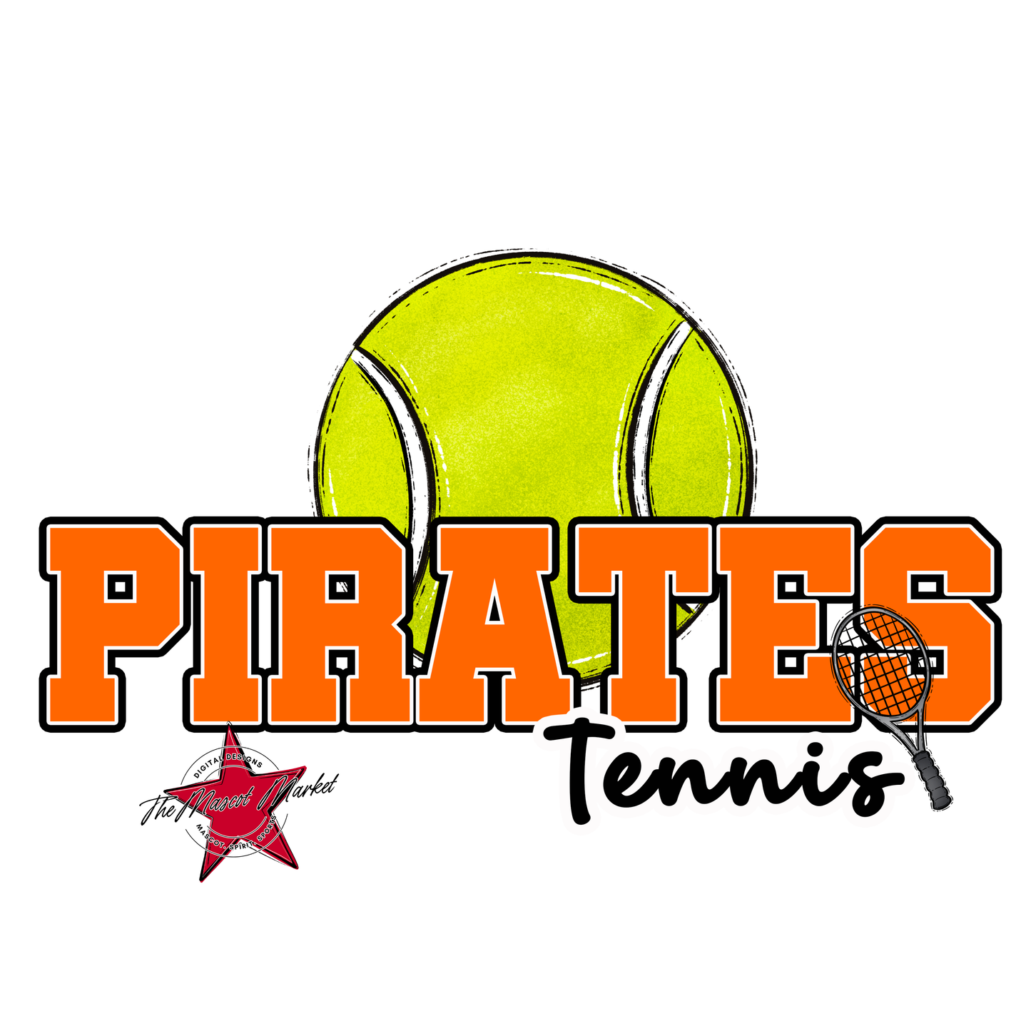 Pirates Varsity Tennis-Orange