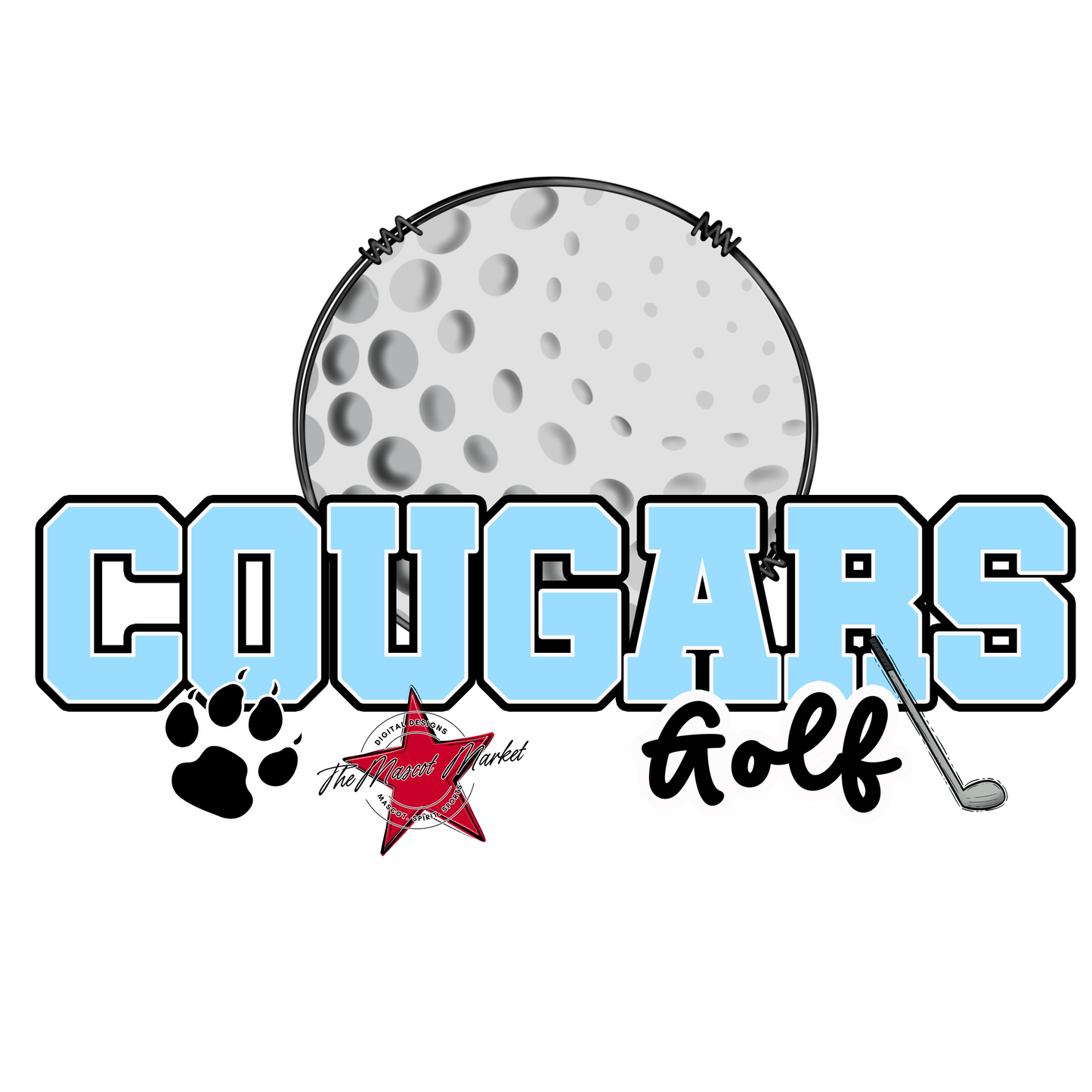 Cougars Varsity Golf-Columbia Blue