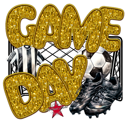 Game Day Soccer Design-Yellow