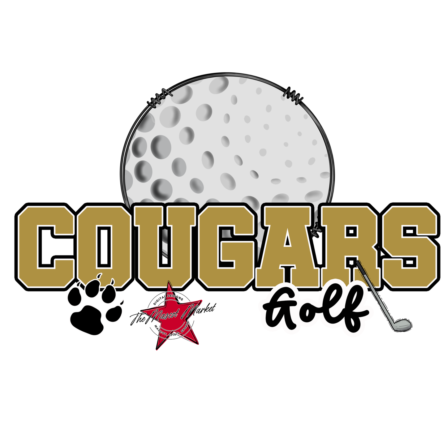Cougars Varsity Golf-Gold