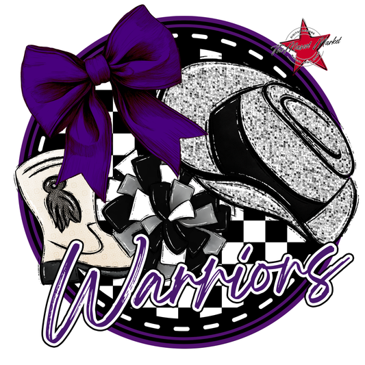 Warriors Circle Drillteam Design-Purple