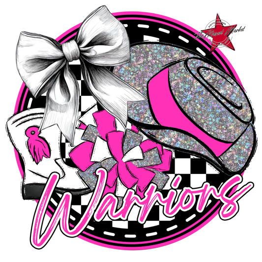 Warriors Circle Drillteam Design-Pink