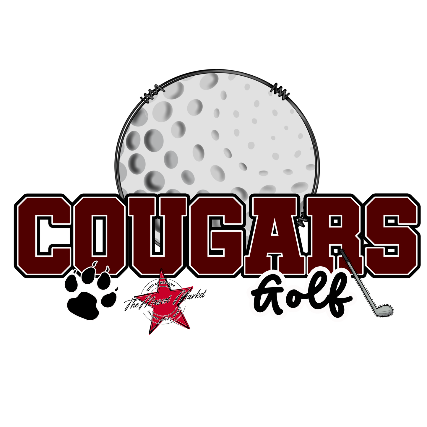 Cougars Varsity Golf-Maroon