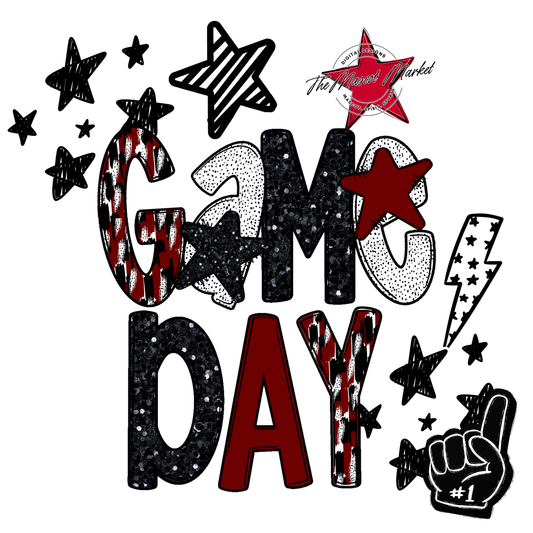 Game Day Scrape Design-Maroon