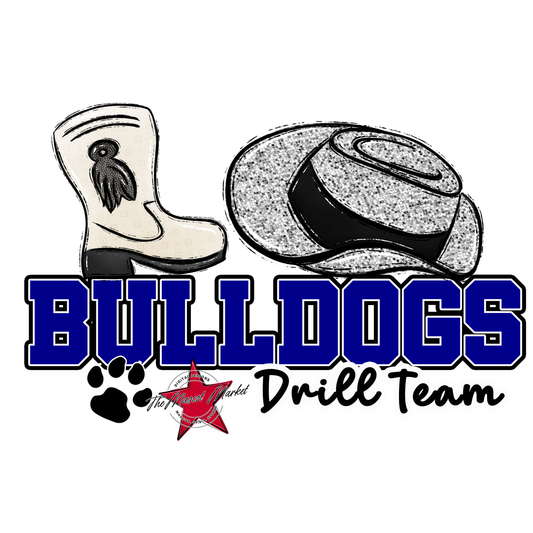 Bulldogs Varsity Drillteam-Blue