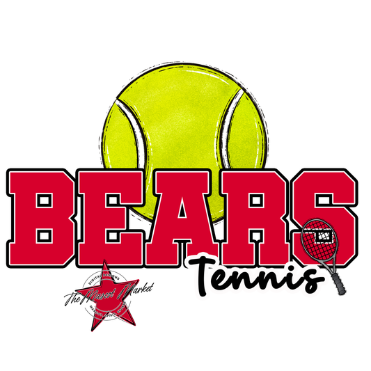 Bears Varsity Tennis Design-Red