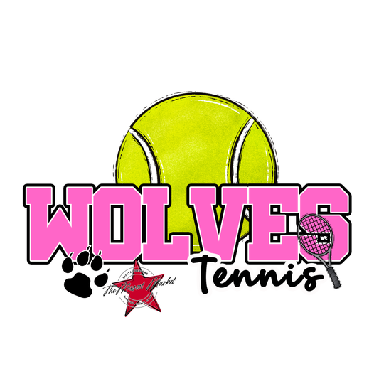 Wolves Varsity Tennis-Baby Pink
