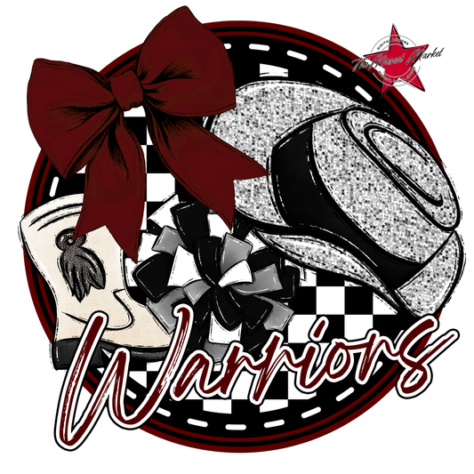 Warriors Circle Drillteam Design-Maroon