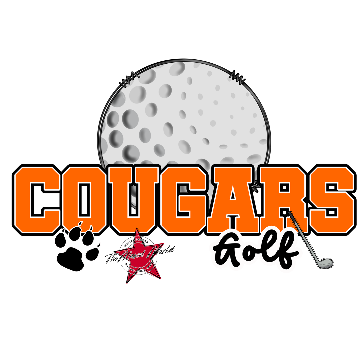 Cougars Varsity Golf-Orange