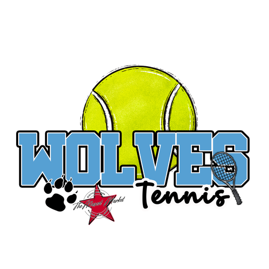 Wolves Varsity Tennis-Carolina Blue