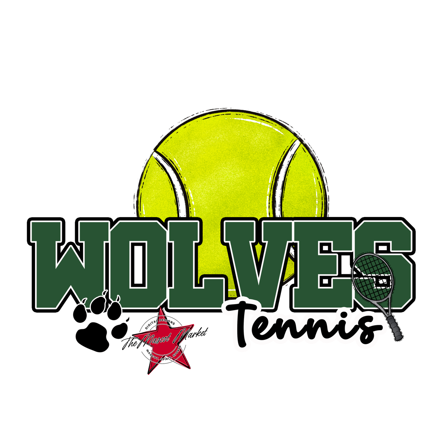 Wolves Varsity Tennis-Green