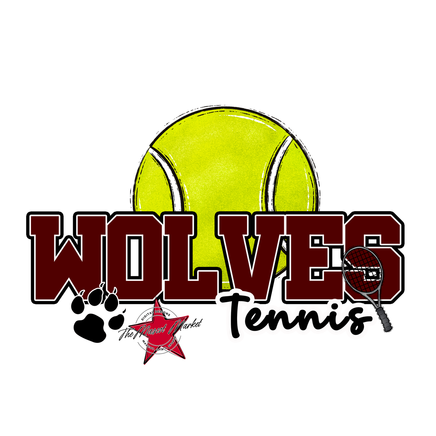 Wolves Varsity Tennis-Maroon