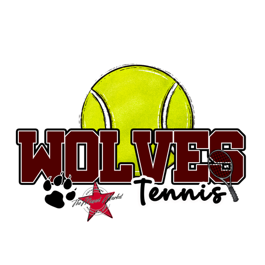 Wolves Varsity Tennis-Maroon
