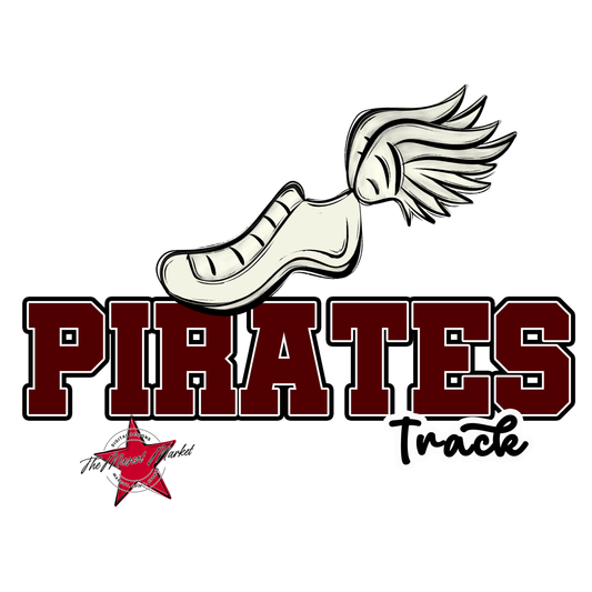 Pirates Varsity Track-Maroon