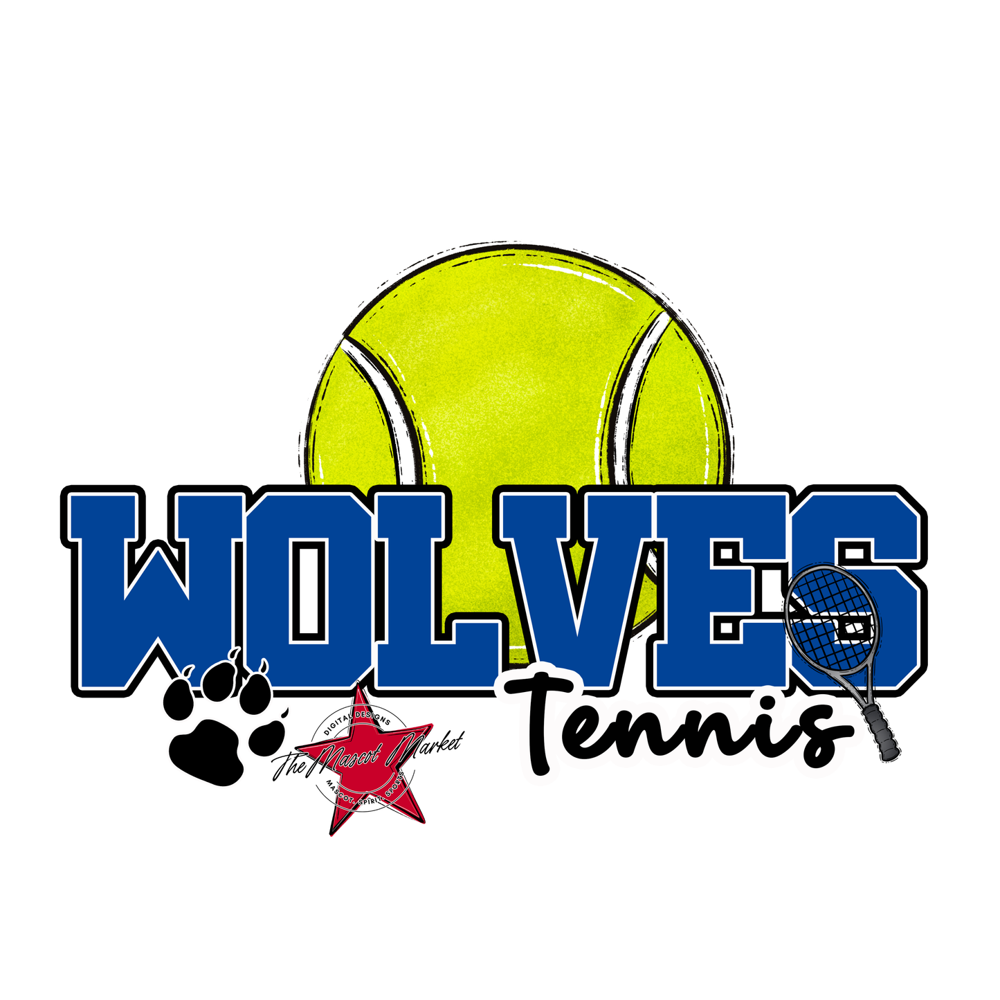 Wolves Varsity Tennis-Off Blue