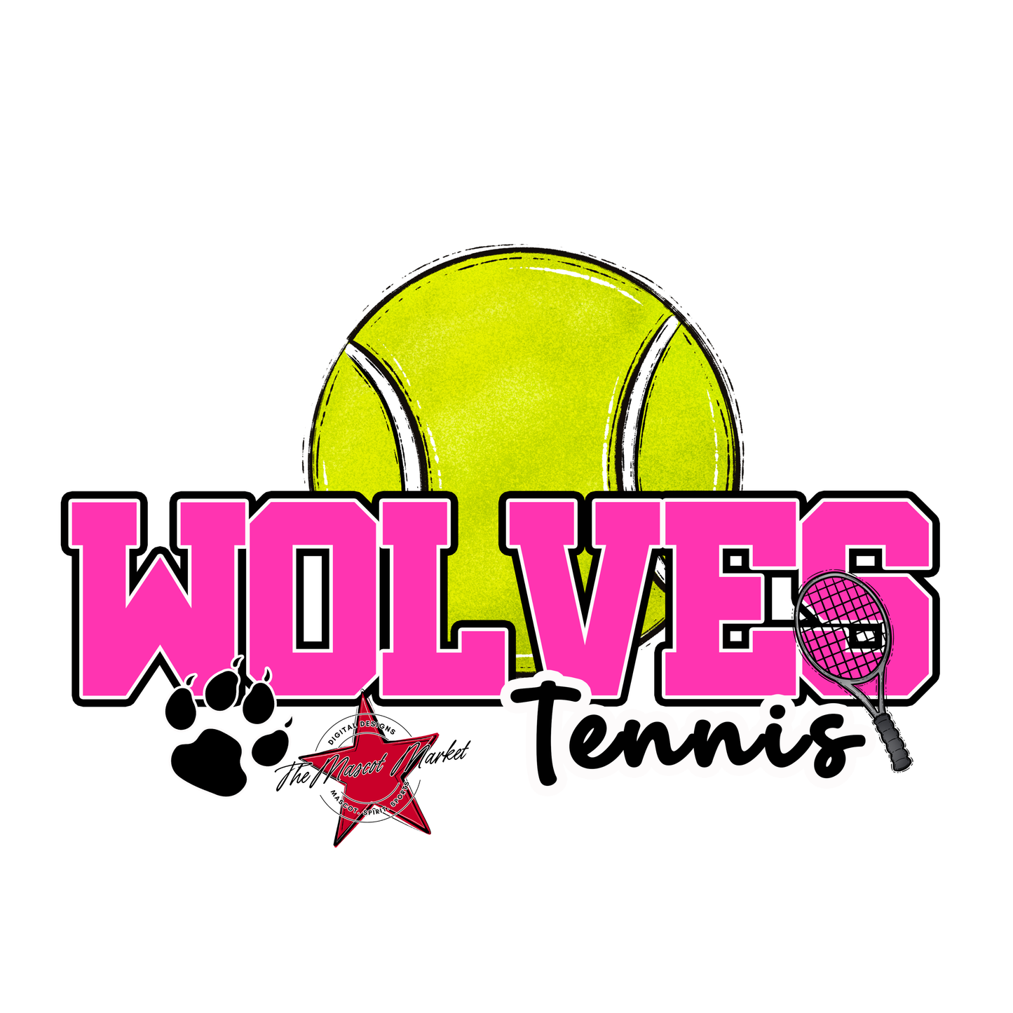 Wolves Varsity Tennis-Pink