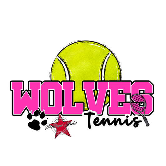 Wolves Varsity Tennis-Pink