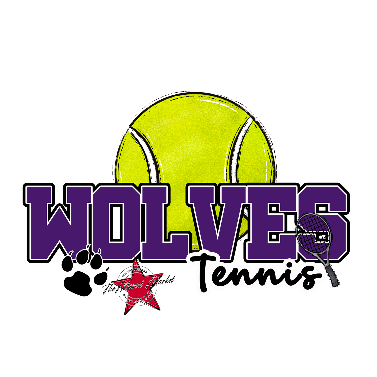 Wolves Varsity Tennis-Purple