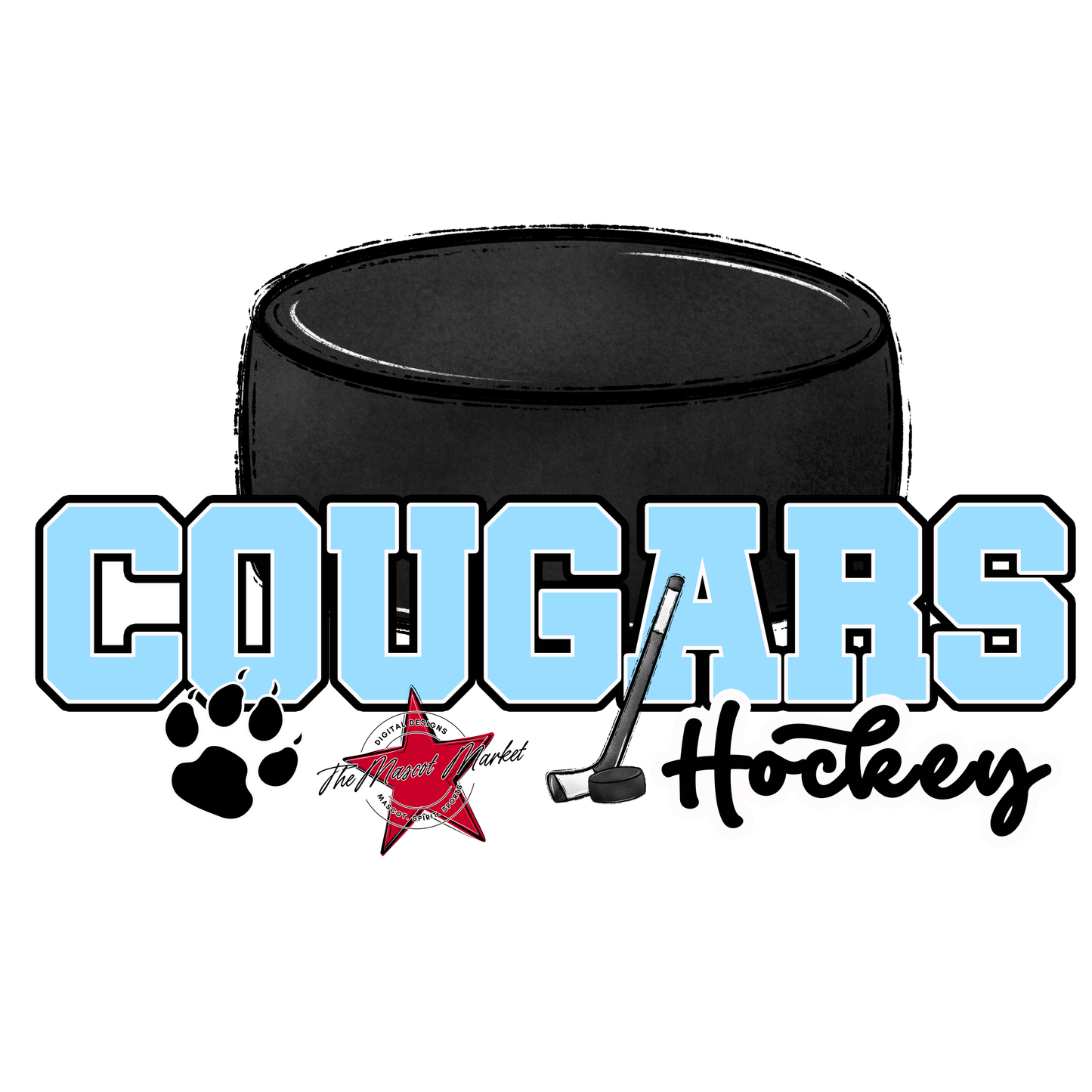 Cougars Varsity Hockey-Columbia Blue