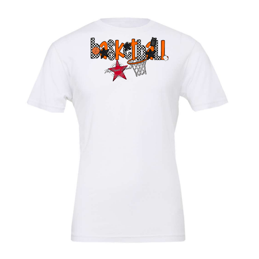 Basketball Checker Alpha-Orange