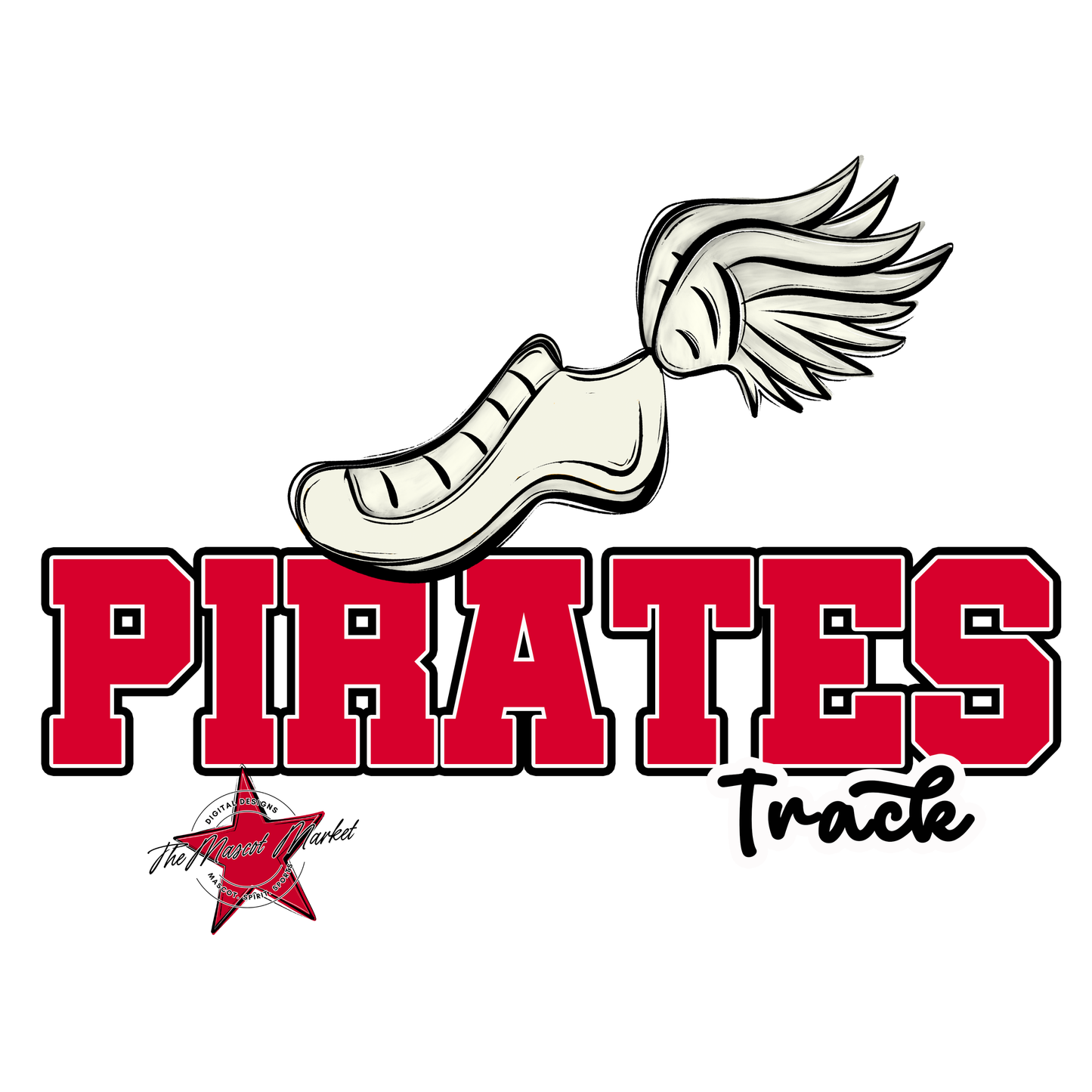 Pirates Varsity Track-Red