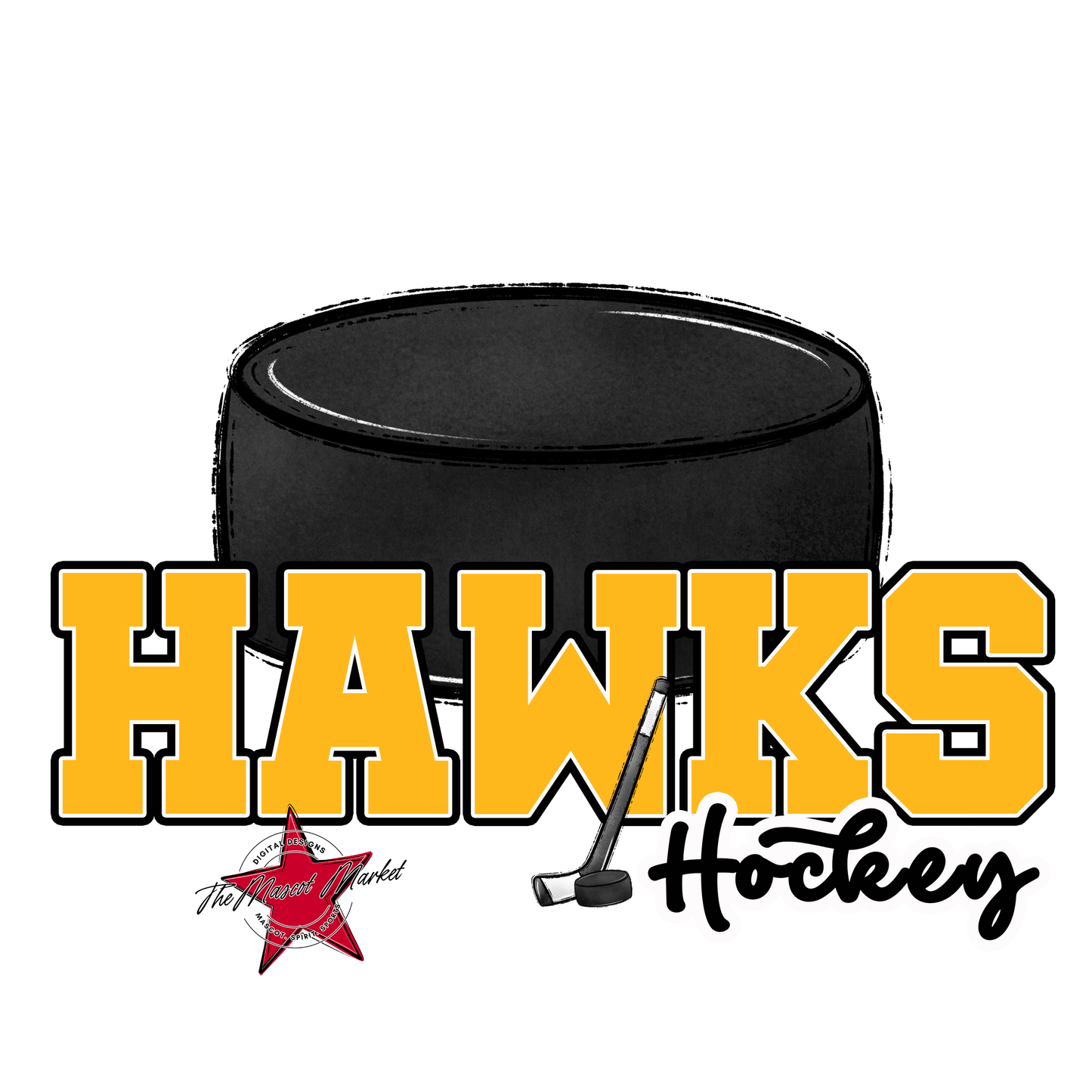 Hawks Varsity Hockey-Yellow