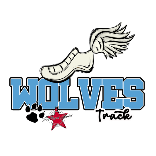 Wolves Varsity Track-Carolina Blue