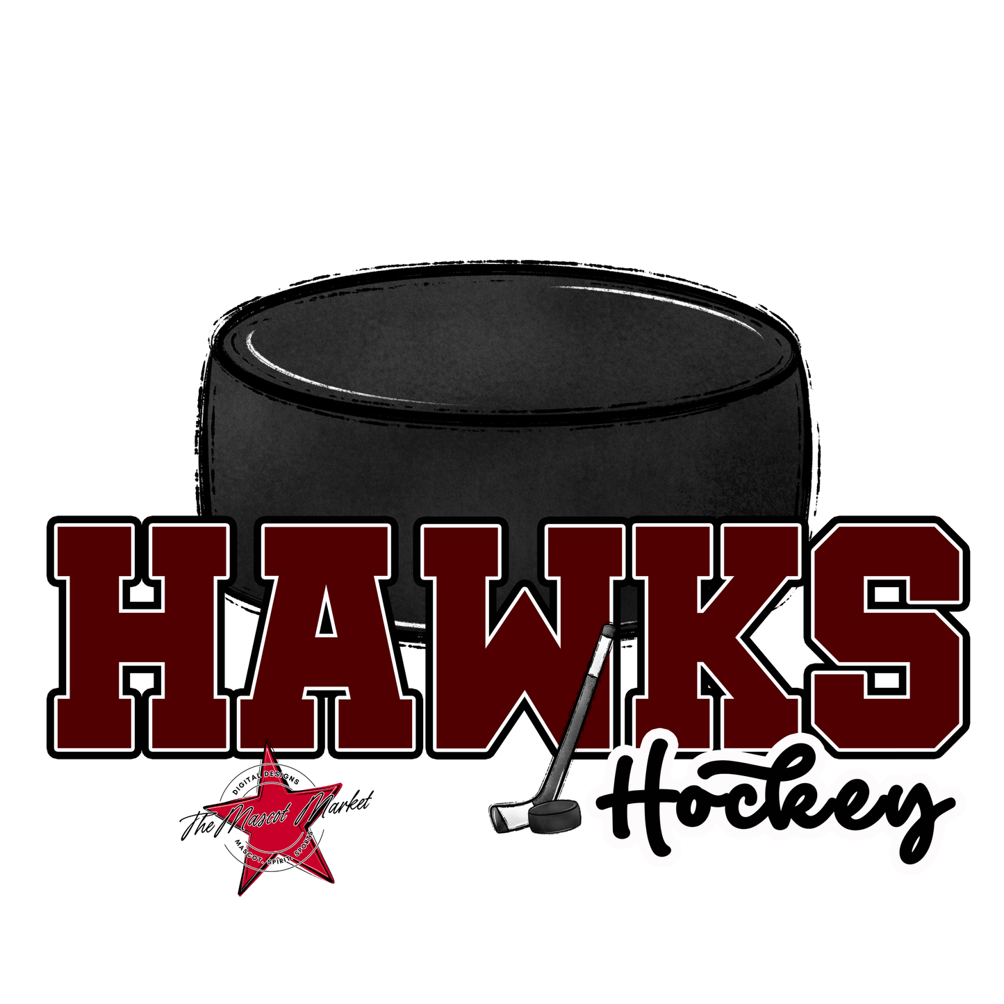 Hawks Varsity Hockey-Maroon