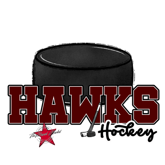 Hawks Varsity Hockey-Maroon
