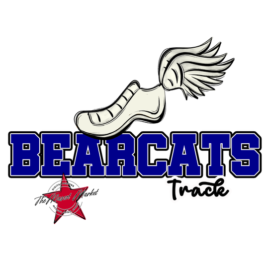 Bearcats Varsity Track Design-Blue