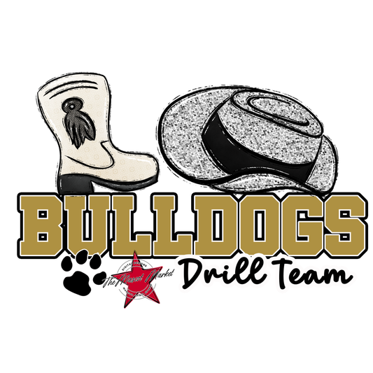 Bulldogs Varsity Drillteam-Gold