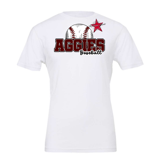 Aggies Varsity Baseball Design-Maroon