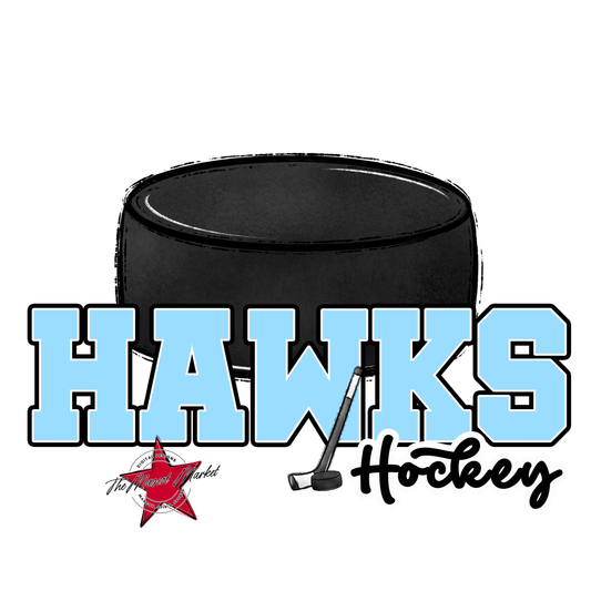 Hawks Varsity Hockey-Columbia Blue