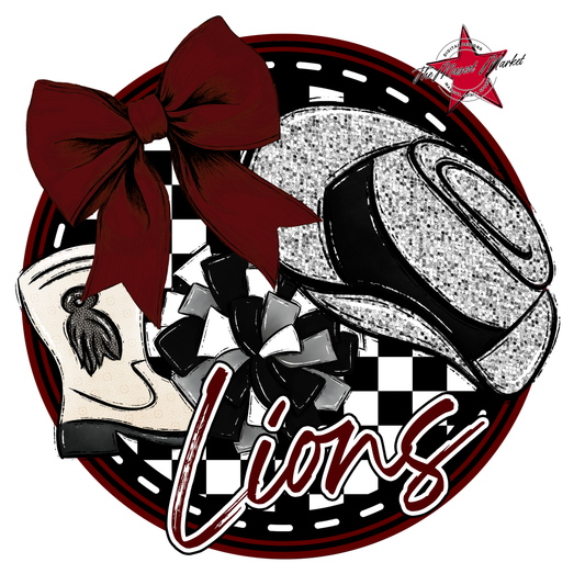 Lions Circle Drillteam Design-Maroon