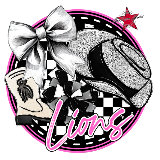 Lions Circle Drillteam Design-Baby Pink